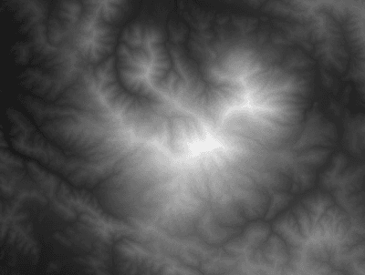 Topographic heightmap — one of the sample inputs from the repository.